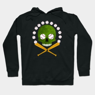 Baseball Sport Skull Hoodie